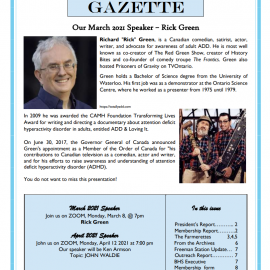 March 2021 Gazette