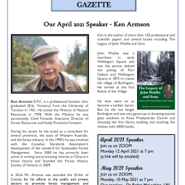 April 2021 Gazette