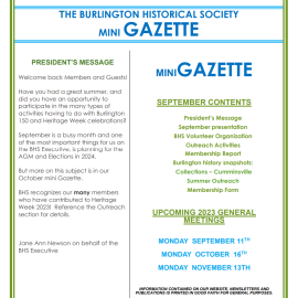 September 2023 Gazette