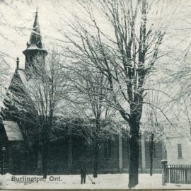 Knox Church, winter, circa 1906