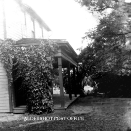 Post Office in the Roderick Hotel, Waterdown Road, Aldershot, 1941